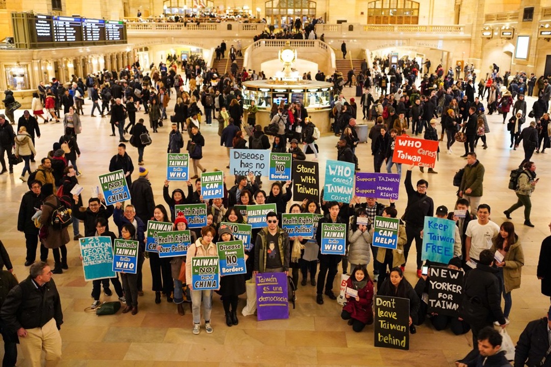 <p>聲援台灣加入WHO</p>